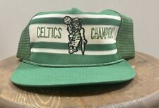 Chapéu caminhoneiro vintage Boston Celtics 1980’s 80’s NBA Champions St. Patrick’s Day comprar usado  Enviando para Brazil