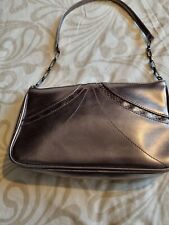 pewter metallic handbag for sale  DERBY