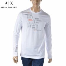 Camiseta masculina slim fit manga longa branca Armani Exchange tamanho G gola redonda comprar usado  Enviando para Brazil