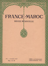 Maroc revue mensuelle d'occasion  Talence