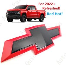 Emblema de gravata borboleta preta vermelha brilhante frontal 2022-2024 atualizado Chevy Silverado 1500 comprar usado  Enviando para Brazil