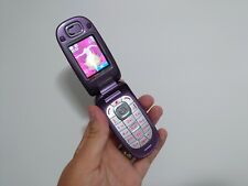 Teléfono móvil Alcatel One Touch OT-C635 púrpura (desbloqueado) simple básico ancianos , usado segunda mano  Embacar hacia Mexico