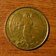 Medalla de bolsillo del ángel de la guarda, moneda segunda mano  Embacar hacia Argentina