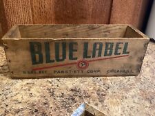Vintage blue label for sale  Cascade