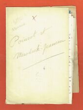Lt16 manuscrit autographe d'occasion  Bordeaux-