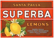 Original superba lemon for sale  Shipping to Ireland