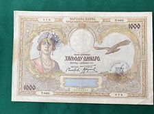Banconota 1000 dinari usato  Lavagna