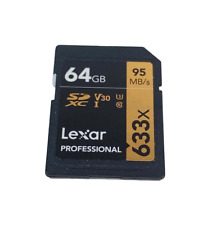 Lexar 633x Profissional 64GB 95MB/s Cartão de Memória SDXC comprar usado  Enviando para Brazil
