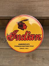 Indian motorcycles enamel for sale  ROTHERHAM