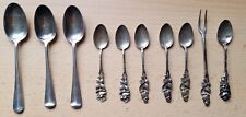 Antique silver teaspoons for sale  HUNTINGDON