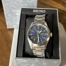 Relógio masculino SEIKO 5 automático aço inoxidável mostrador azul - SRPG29 MSRP: US$ 295 comprar usado  Enviando para Brazil