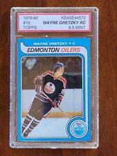 1979-80 TOPPS #18 WAYNE GRETZKY ROOKIE CARD KSA 8.5 MINT! No Reserve! , used for sale  Canada
