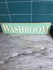 Metal sign bathroom for sale  GOSPORT