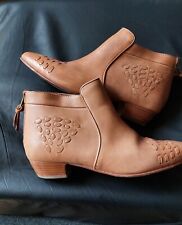 Bottines cuir camel d'occasion  Paris XVII