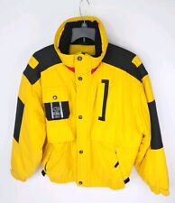 CB Sport Assault Celtech Mens Size Large Yellow Ski Jacket Coat Full Zip Pockets for sale  Shipping to South Africa