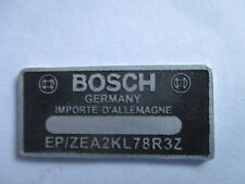 Schild bosch typenschild gebraucht kaufen  Deutschland