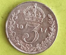 Solid silver threepence for sale  BIRMINGHAM