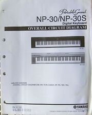 Pianos digitales Yamaha NP-30 NP-30S originales de circuito general/diagramas de bloques segunda mano  Embacar hacia Argentina