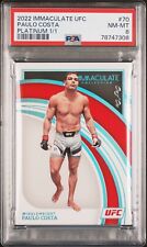 PAULO COSTA 🇧🇷 2022 ufc immaculate Platinum 1/1.           PSA 8 ONE OF ONE comprar usado  Enviando para Brazil