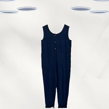 Macacão de jersey sem mangas feminino Ex White Stuff azul marinho comprar usado  Enviando para Brazil