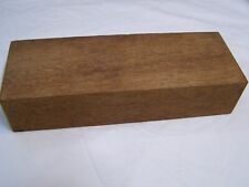 9" x 3-1/4" x 1-7/8" Not Sure Walnut or Mahogany Wooden Block from Estate for sale  Shipping to South Africa