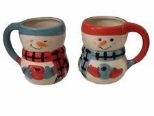 Snowman mugs winter for sale  Catasauqua