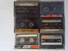 6 Audio Cassette Tapes Lot Prerecorded Sold as Blank TDK Memorex Tonemaster, used for sale  Shipping to South Africa