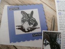 Rabbit cross stitch for sale  Shipping to Ireland