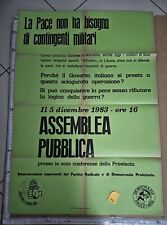 Manifesto politica democrazia usato  Viterbo