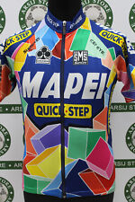 Maglia ciclismo bike MAPEI SANTINI TG M X928 shirt maillot trikot jersey segunda mano  Embacar hacia Argentina