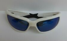 Gafas de sol Bimini Bay marco blanco/azul ahumado lente pesca caza, usado segunda mano  Embacar hacia Argentina