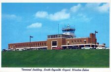 Winston-Salem Terminal Building Smit-Reynolds Airport Postcard for sale  Shipping to South Africa