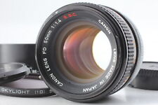 z kapturem [n mint] Canon FD 50mm f1.4 S.S.C. MF Standardowy obiektyw aparatu filmowego JAPONIA, używany na sprzedaż  Wysyłka do Poland