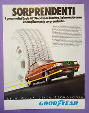 Pubblicita'Advertising Werbung Originale GOODYEAR Eagle NCT pneumatici 1986(A20) na sprzedaż  Wysyłka do Poland