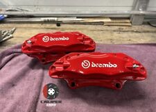 Conjunto de freios dianteiros Acura TL Type S 2004-2008 pinça revestida a pó vermelho, usado comprar usado  Enviando para Brazil