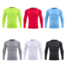 Camiseta masculina roupas de ginástica exercício tops musculação ao ar livre slim fit comprar usado  Enviando para Brazil