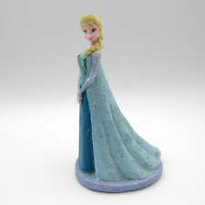 Estatueta Disney Frozen Elsa pequena 4,75" figura de resina azul água cabelo trançado presente comprar usado  Enviando para Brazil