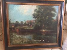 Antique oil painting for sale  TORRINGTON