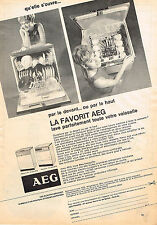 1966 ADVERTISING ADVERTISEMENT 054 AEG FAVORITE dishwasher for sale  Shipping to South Africa