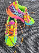 Usado, Zapatos para correr ASICS Gel Noosa Tri 9 para mujer verde neón rosa multicolor T458N segunda mano  Embacar hacia Mexico