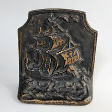 Vintage Antique cast iron ship bookend - galleon, boat for sale  Shipping to South Africa