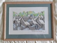 Signed framed print for sale  ANDOVER