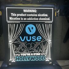 AWESOME VUSE ELECTRONIC CIGARETTE LIGHT UP LED SIGN HOLLYWOOD for sale  Shipping to South Africa