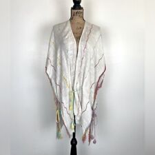 Kimono de playa Anthropologie Z&L color blanco algodón para mujer segunda mano  Embacar hacia Argentina