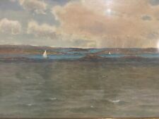 framed watercolor seascape for sale  Dumont