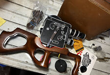 Bolex H16 Reflex 16mm Film Camera Kit w/ 3 Kern Pillard Lenses & Gunstock Grip for sale  Shipping to Canada