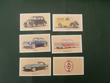 Dinky cards. E-Type.Chevrolet Bel Air. Ford Heinz van.  MGB GT..Ford Pilot  usato  Spedire a Italy