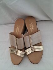 Mules wedge heel for sale  LIVERPOOL