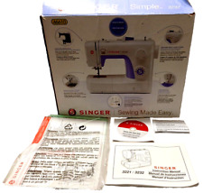 Máquina de costura SINGER simples 3232 com enfiador automático de agulha enviada na caixa comprar usado  Enviando para Brazil