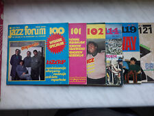 JAZZ FORUM nr  100 - 121 razem 8 szt. z  lat 1986 - 89 edycja polska Polish Jazz na sprzedaż  PL